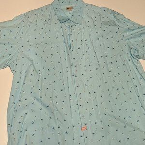 Haggar Hawaiian Short Sleeve Summer Shirt